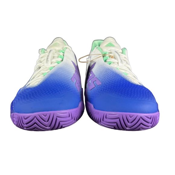 Adidas Barricade Lucid Blue Violet Mint Tennis Shoes HP7417 Women's Size 9 - Picture 2 of 11